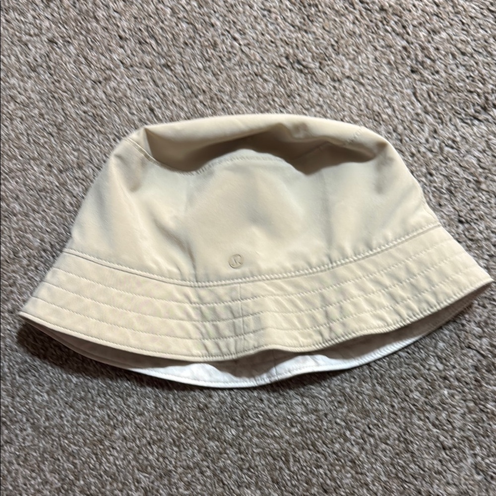 Lululemon Cream Bucket Hat Soft Cotton Accessory
